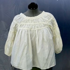 Free People Ceci Poplin Top